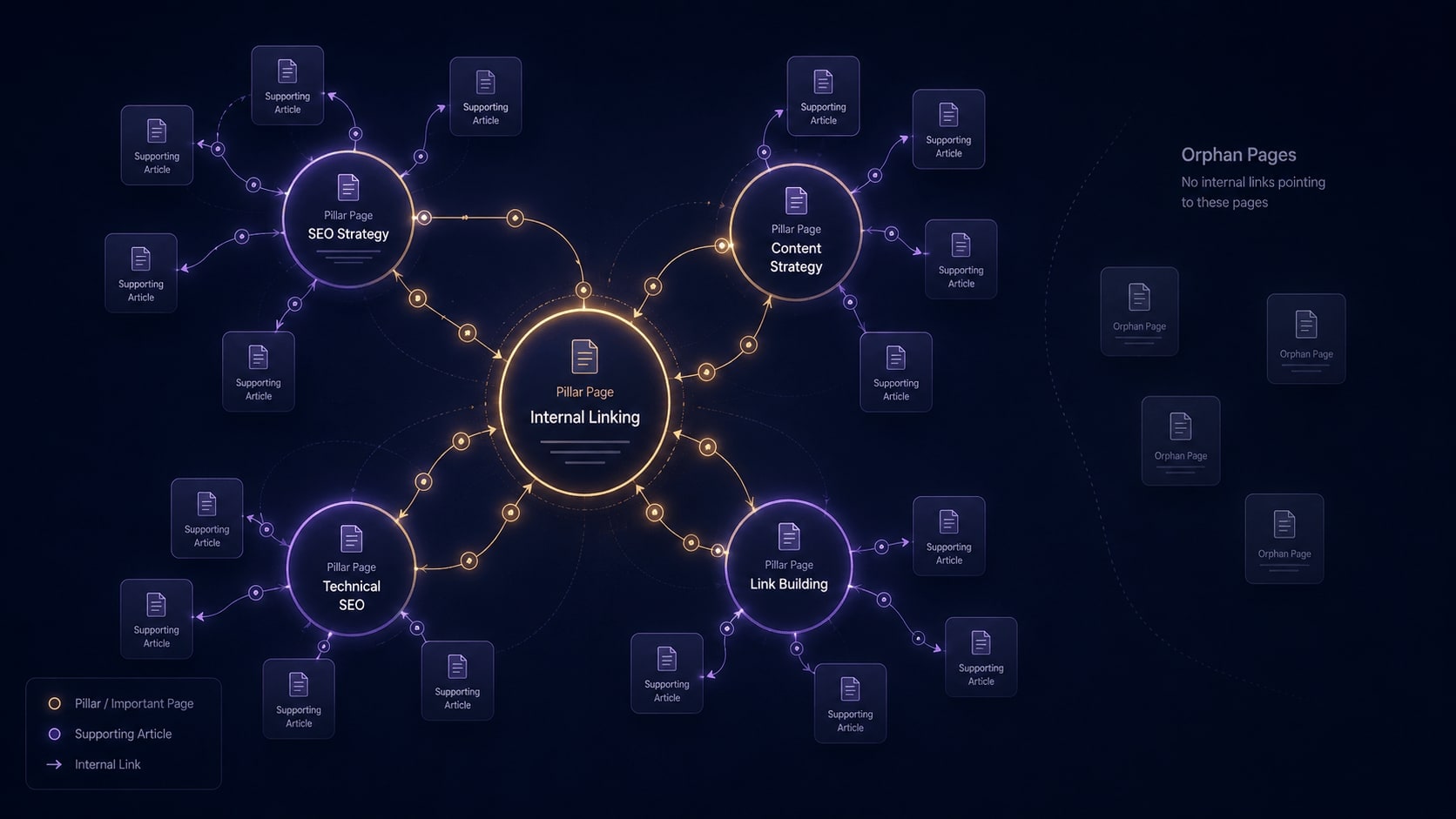 Internal links are how your site explains itself
