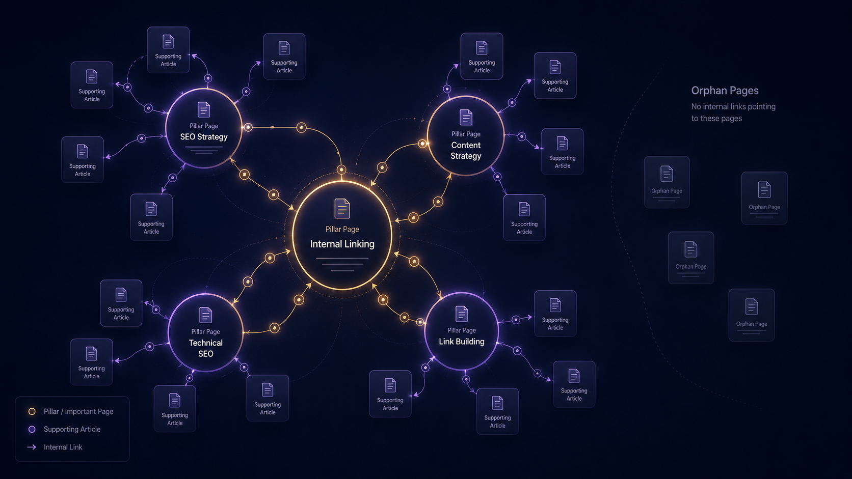 Internal links are how your site explains itself